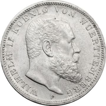 3 марки 1914 Германская империя F, Вюртемберг