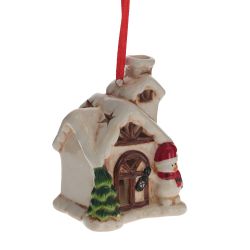 GAEM Украшение новогоднее "Домик" с подсветкой (2*LR44), L7 W6 H7 см, 4в.