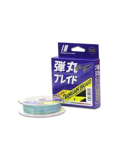 Шнур плетеный Major Craft Dangan Braid 150m X4 (розовый) DBE4-150/0.5PK
