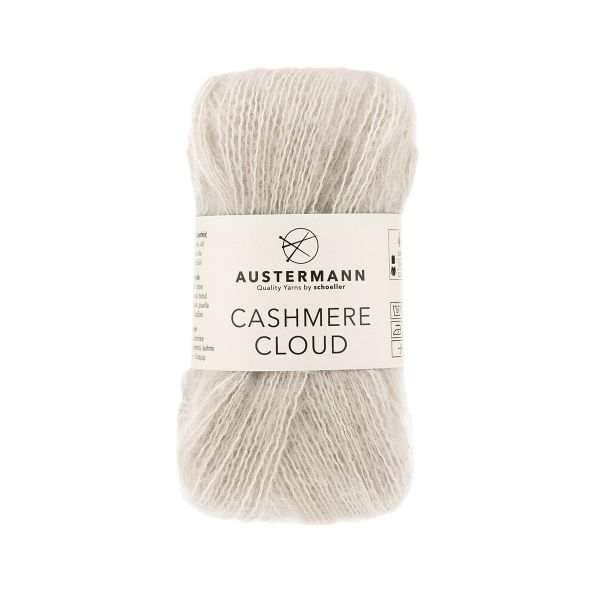 Пряжа Austermann (Аустерманн) Cashmere Cloud / уп.10 мот. по 25 г, 180 м, 12003