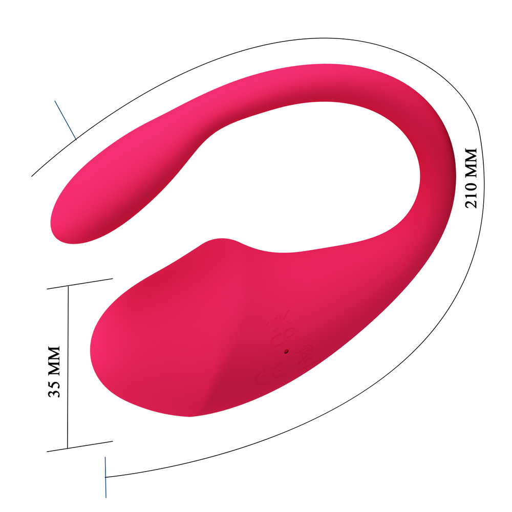 Виброяйцо с управлением через приложение Romance USB MC38APP