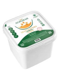 Пюре замороженное Мандарин без сахара "Agrobar" 1 кг (Россия)