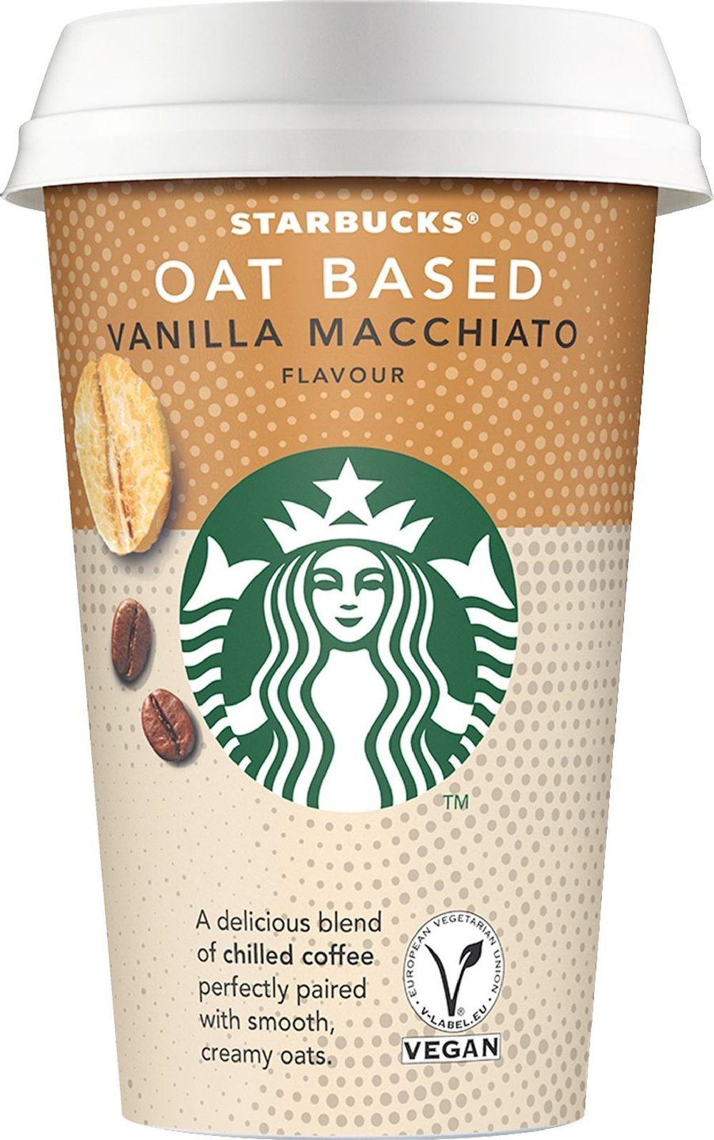 Кофейный напиток Starbucks Oat Vanilla ванильный на овсяном молоке 220 мл (Из Финляндии)