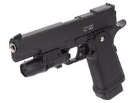 Пистолет пневматический Stalker SA5.1S Spring (Hi-Capa 5.1) +ПБС +ЛЦУ (SA-3307151S)