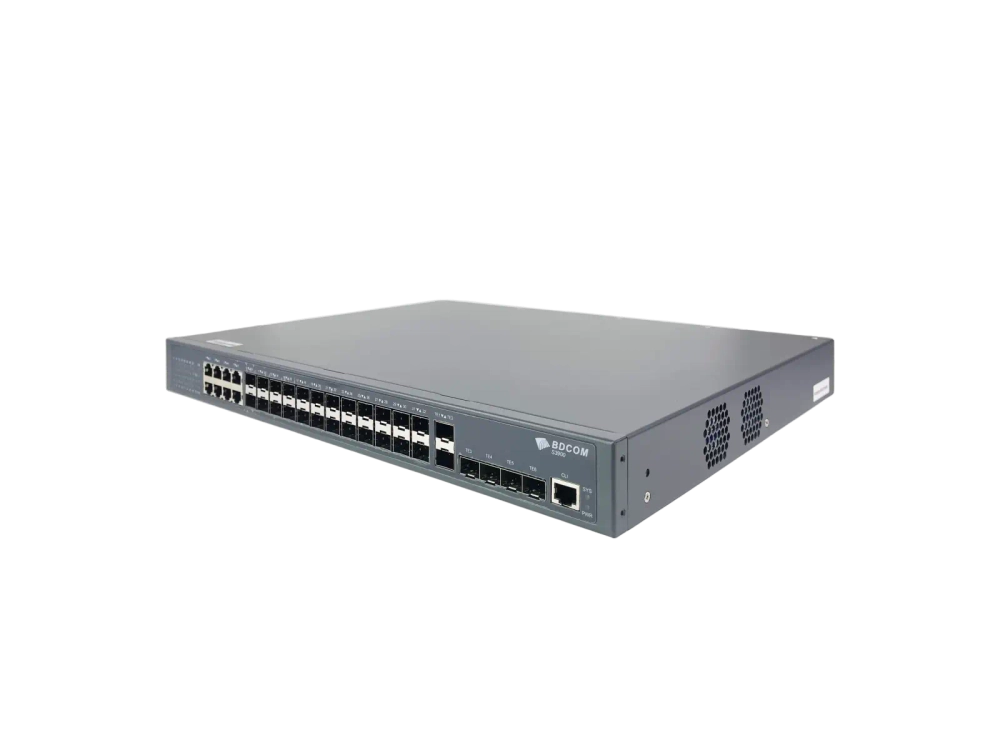 Управляемый коммутатор BDCOM S3900, 24 SFP 1Гбит/с, 8 RJ45 1Гбит/с, 6 SFP+ 10Гбит/с, L3