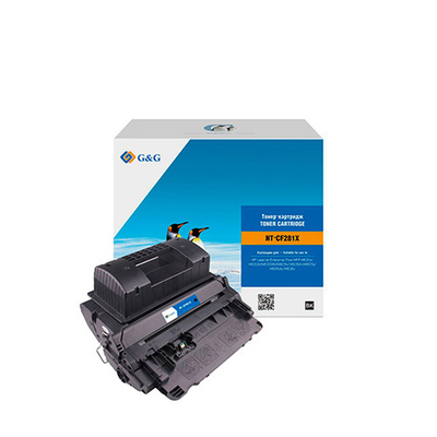 Картридж G&G, аналог HP CF281X (81X) для LJ M630/M604/M605/M606 (25k)