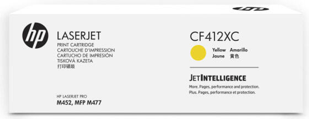 Картридж тонерный HP 410X CF412XC Yellow