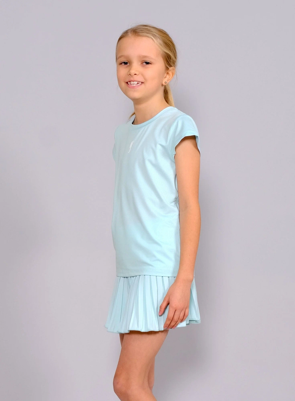 Майка для девочек RS  Performance Top - Mesh REC (Soft Teal/White) 252J005-003