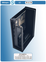 Внешний корпус Wikingoo G2. Thunderbolt 3/4, USB4.