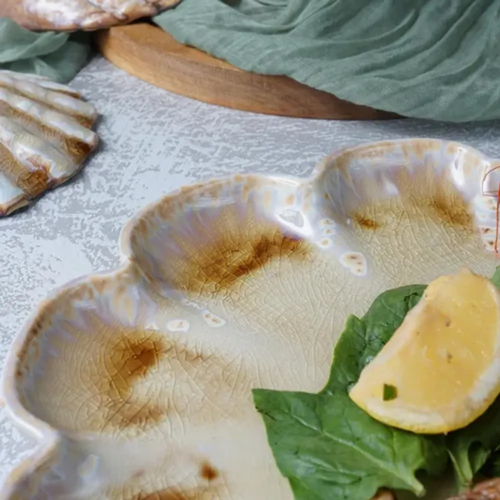 Тарелка d 26 см h2 см Pearl Shell Frutti di Mare P.L. [4]