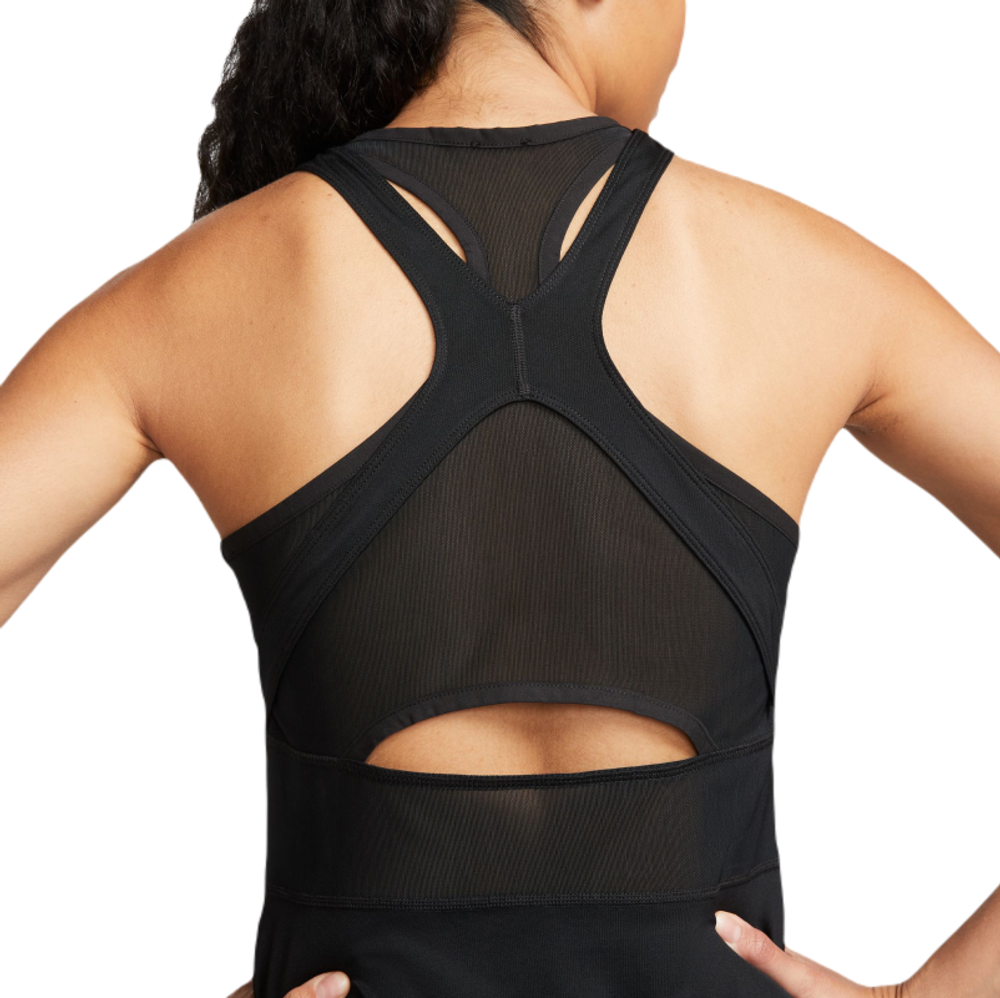 Теннисное платье Nike Court Dri-Fit Slam Tennis Dress - black/black