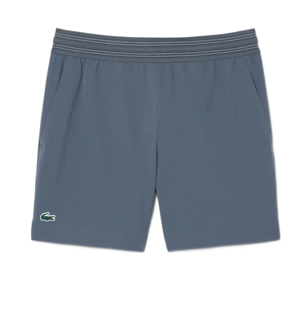 Мужские теннисные шорты Lacoste Ultra Dry Reflective Tennis - grey