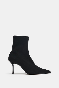 ZARA БОТИЛЬОНЫ НА ТАНКЕТКЕ, ЧЕРНЫЙ