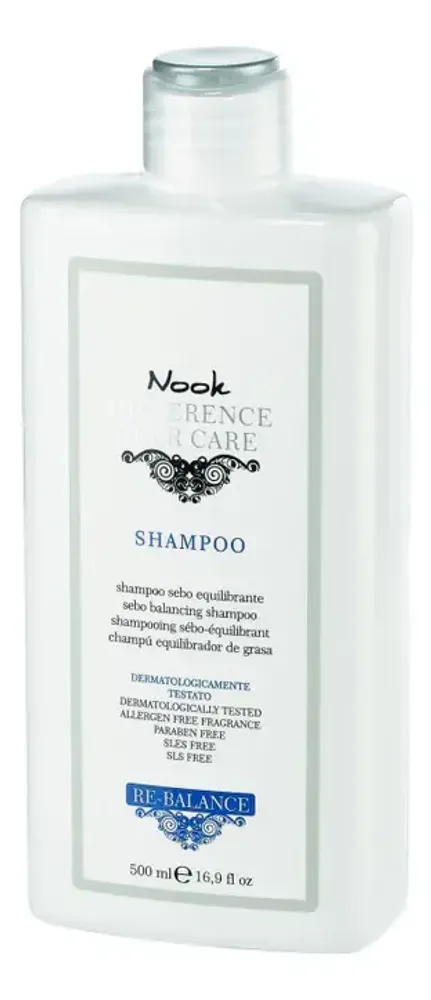 Nook Возрождение Шампунь для кожи головы, склонной к жирности Ph 5,0 - Re-Balance Shampoo , 500 мл