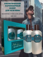 Подарочный Набор для мужчин "AQUA MARINE" (шампунь 250мл + гель 250мл)