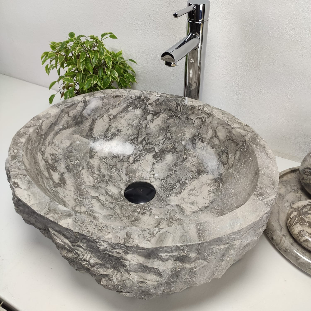 Раковина из мрамора Erozy Doreng EM-60888 49x41x15 из натурального камня