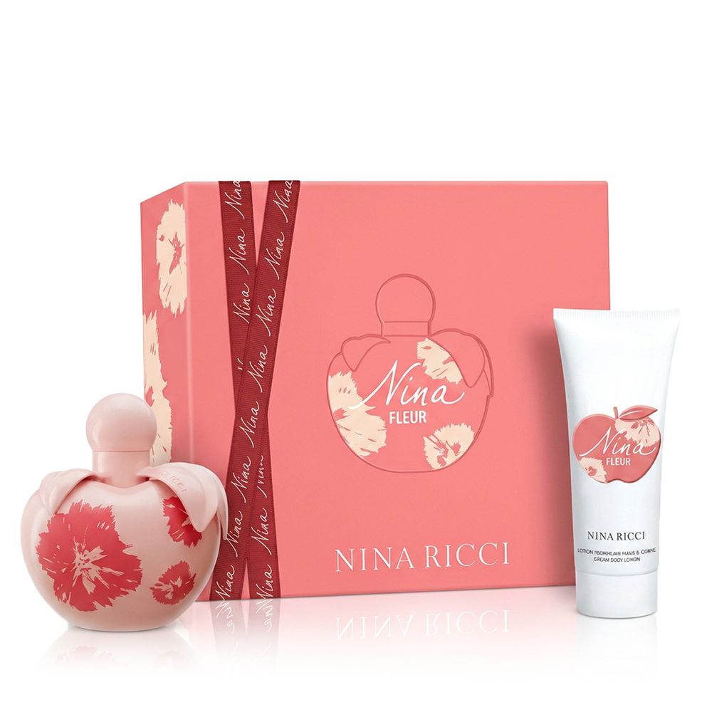Nina Ricci Nina Fleur EDT 80 ml + BL 75 ml (woman) 1 pcs Nina Ricci Nina Fleur EDT 80 ml + BL 75 ml (woman) 1 pcs