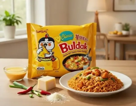Рамен Buldak HOT CHEESE CHICKEN RAMEN