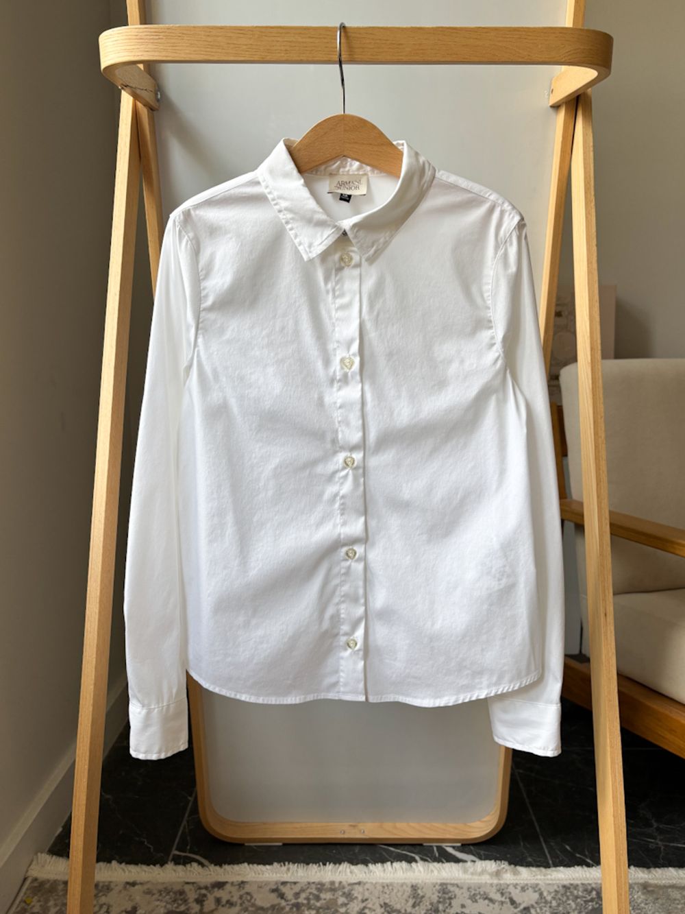 Хлопковая блузка Armani, 134