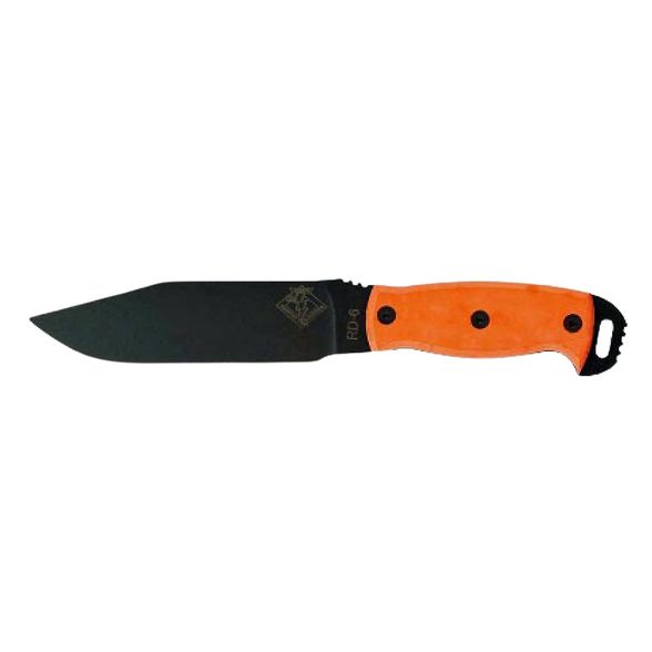 Цена наНож с фиксированным клинком Ontario RD4, сталь 5160, рукоять G10, orange/black