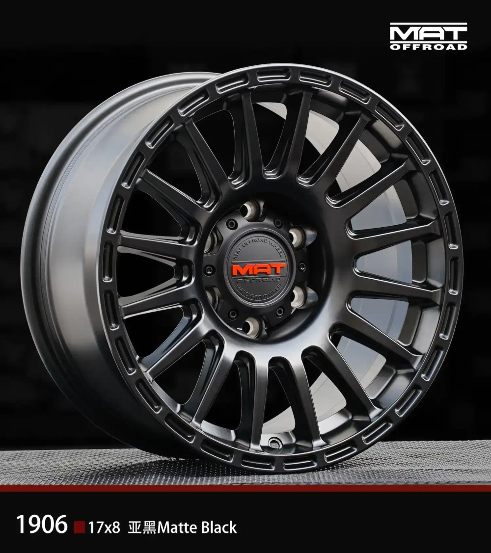 Диск колёсный литой MAT offroad 1906 R17 8,0 ЕТ15 Matte Black