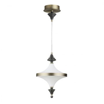 Подвесной светодиодный светильник 23W 3000K 5404/23L бронзовый/белый Ula Odeon Light Exclusive