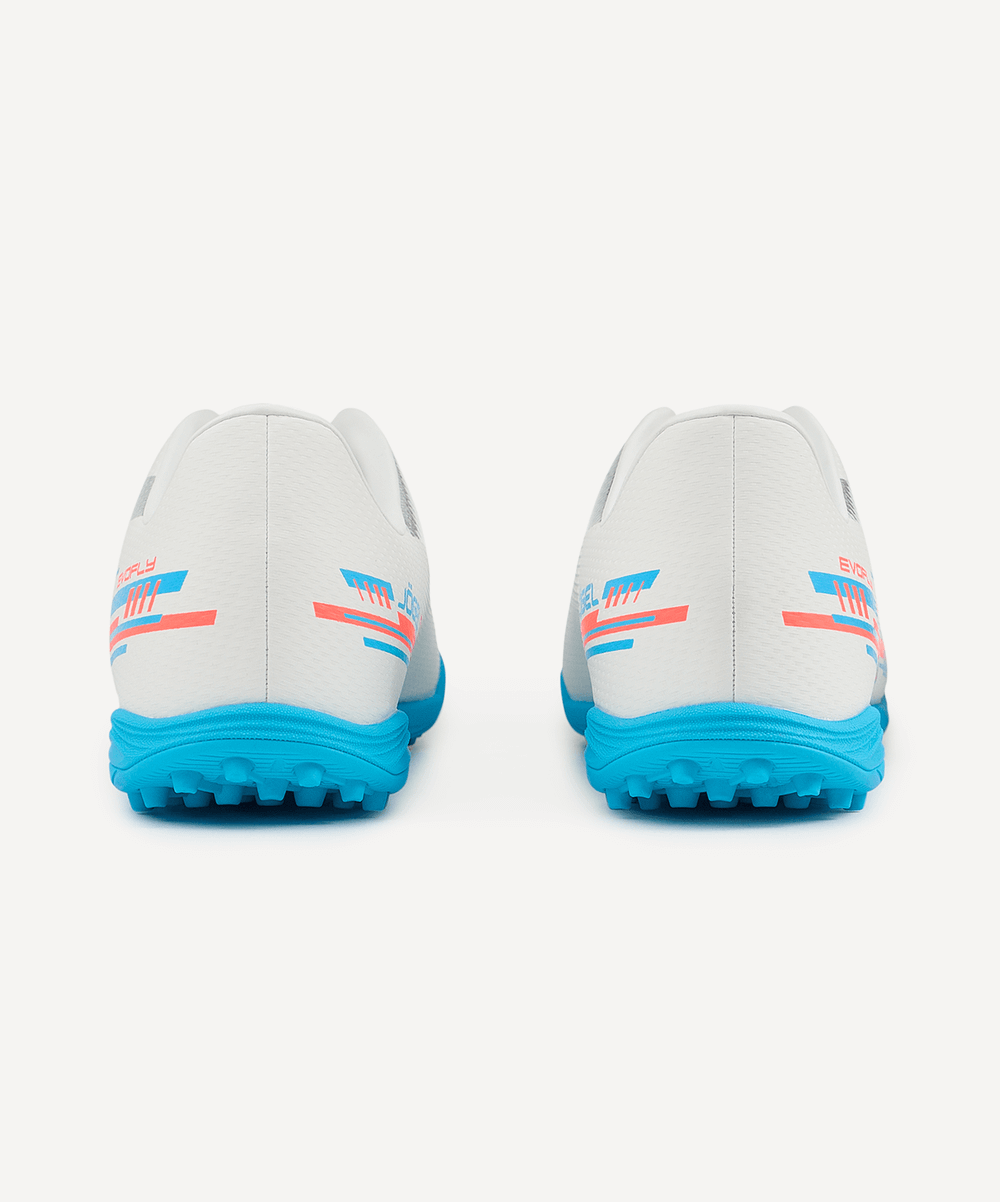 Бутсы многошиповые Evofly TF Talant White/blue