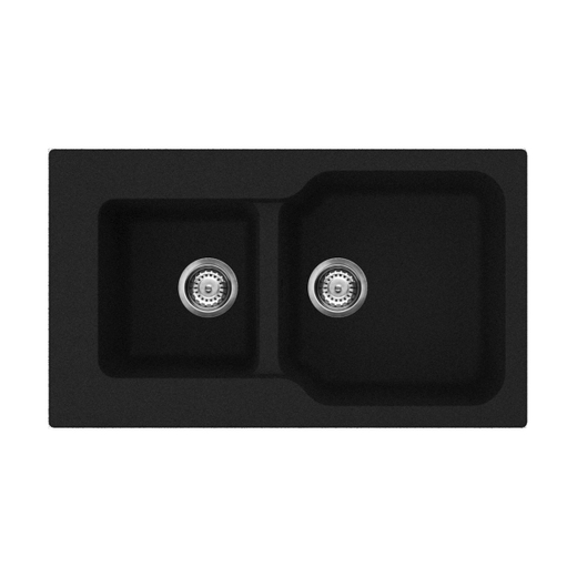 Купить Мойка Omoikiri Maru 86-2-BL Tetogranit | Черный