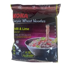Лапша KOKA Purple Чили и лайм 60 г 6 шт