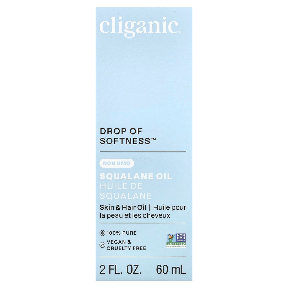 Cliganic, Drop of Softness™, сквалановое масло, 60 мл (2 жидк. унции)