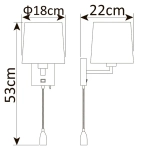 Бра Arte Lamp HALL A9246AP-2SS, 1хE27