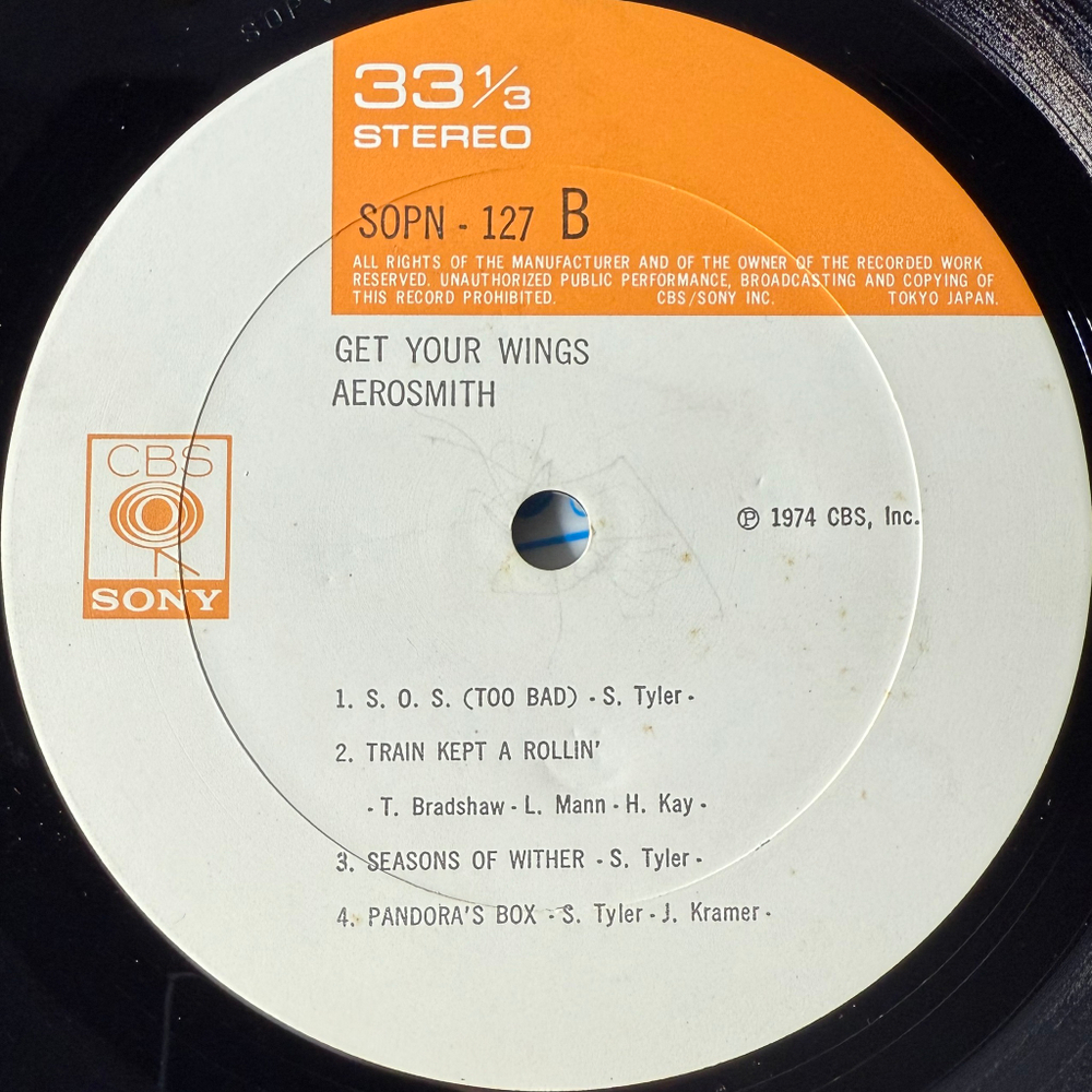 Aerosmith ‎– Get Your Wings (Япония 1975г.)