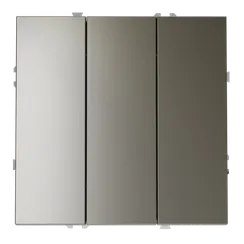 Выключатель трехклавишный Voltum S70 Шелк VLS030104