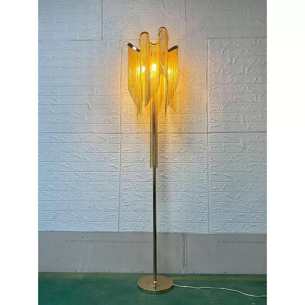 Floor design lamp Stream by Terzani (gold)