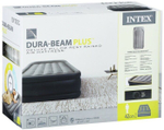 Кровать надувная Intex, 191х99х42 см, 64132NP, нас встроен, электр, флок, с ребрами жест, 136 кг