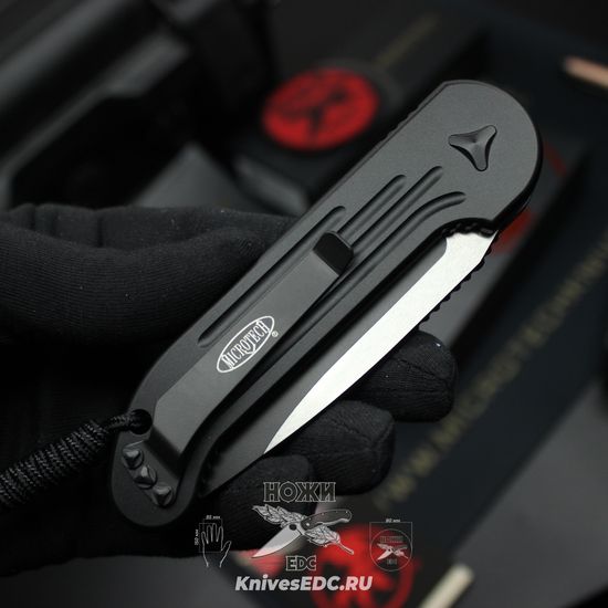 Автоматический нож Microtech LUDT 135-1T c клинком из стали M390, рукоять алюминий
