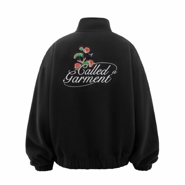 Толстовка FCF Logo Fleece Jacket Черная - фото 2