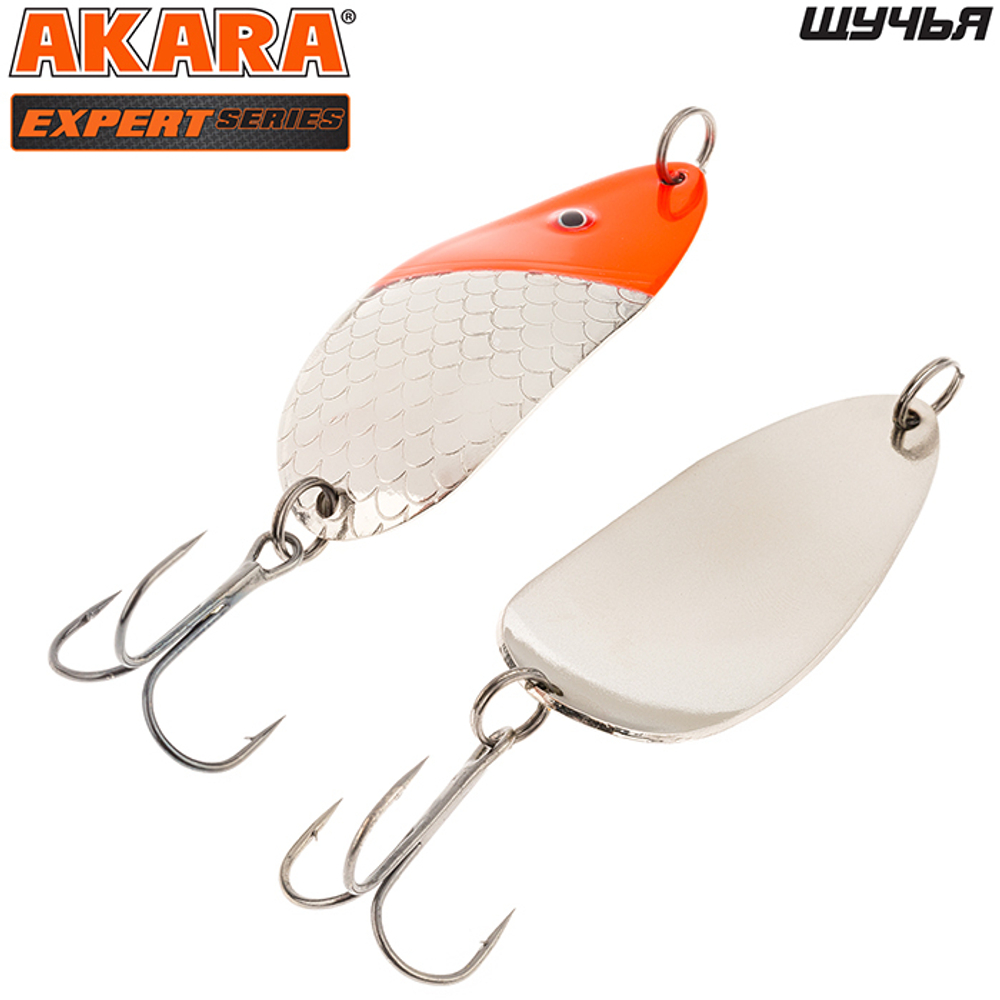 Блесна колебалка Akara Expert Щучья 65 мм 15 гр. 3/SIL