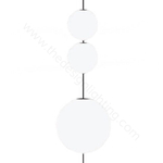 Pendant design lamp  lamp Elementi 3A by DePadova