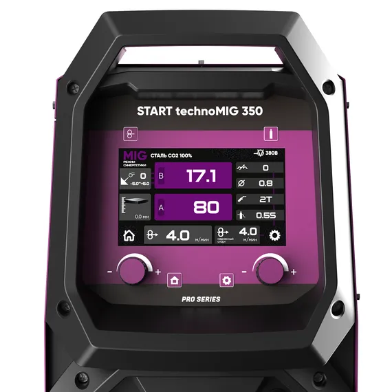 OSA START technoMIG 350 Сварочный полуавтомат 2W350T — промышленный сварочный полуавтомат для цеха, 350 А