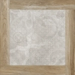 Керамогранит Alma Ceramica GFU04RIC74R Ricci 60x60 бежевый / коричневый / серый сахарный под дерево / бетон / цемент c узорами