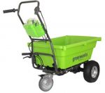 Аккумуляторная самоходная садовая тележка Greenwork G40GCK4, 7400007UB	,40v, 106 л, АКБ 4 А·ч и ЗУ