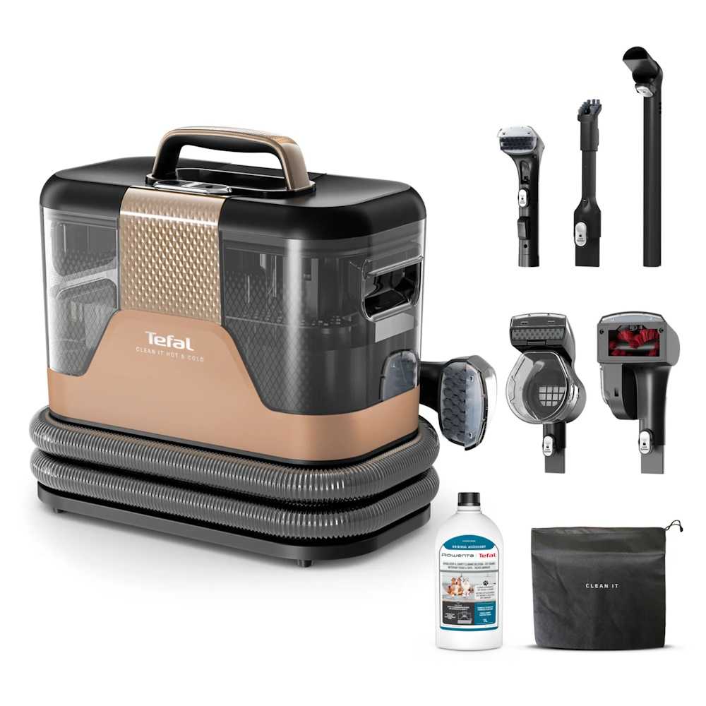 Моющий пылесос Tefal для мягкой мебели и ковров Clean It IZ7021F0