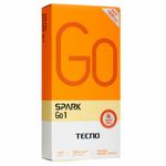 Смартфон TECNO SPARK GO1, 2 SIM, 6,67", 4.5G, 13/8 Мп, 4/64 ГБ, черный, пластик, TCN-KL4.4.64.BK