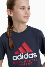Футболка adidas Manchester United 25/26 Tee Junior - черный