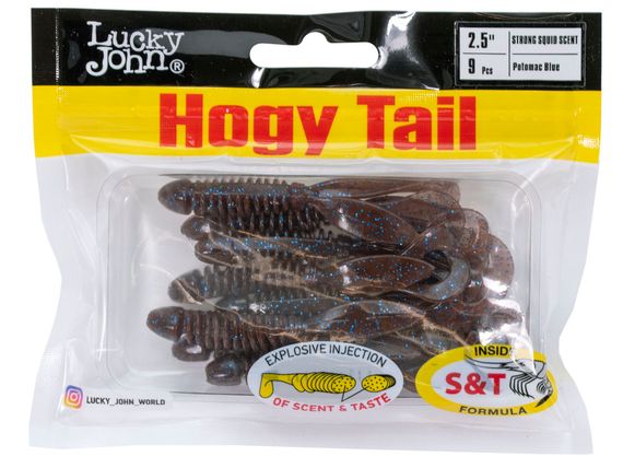 Твистеры съедоб. искусст. LJ Pro Series Hogy Tail 2,5in (06.35)/S19 9шт.