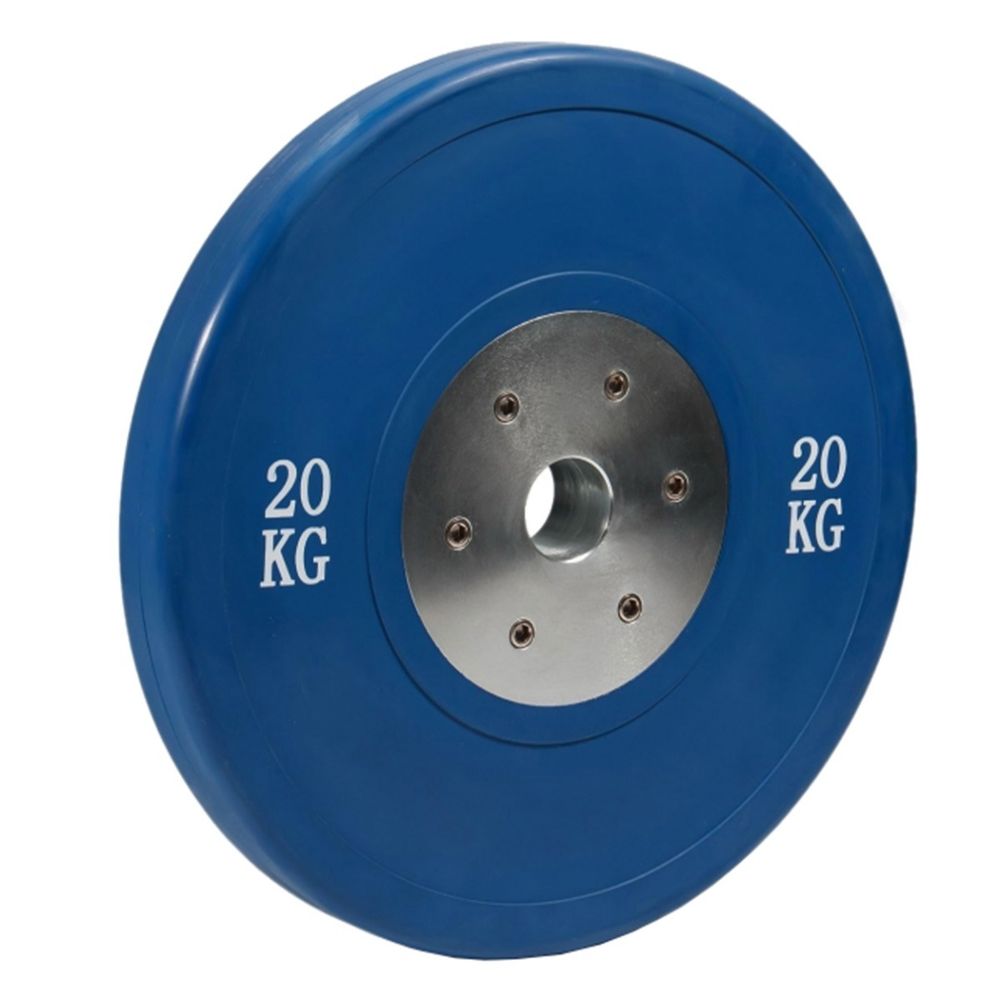 Диск профессиональный обрезиненный (цветной) D51 мм PROFI-FIT 20 кг
