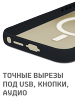 Дизайнерский чехол из мягкого пластика для SAMSUNG GALAXY S23 ULTRA с MagSafe и усиленной защитой камеры