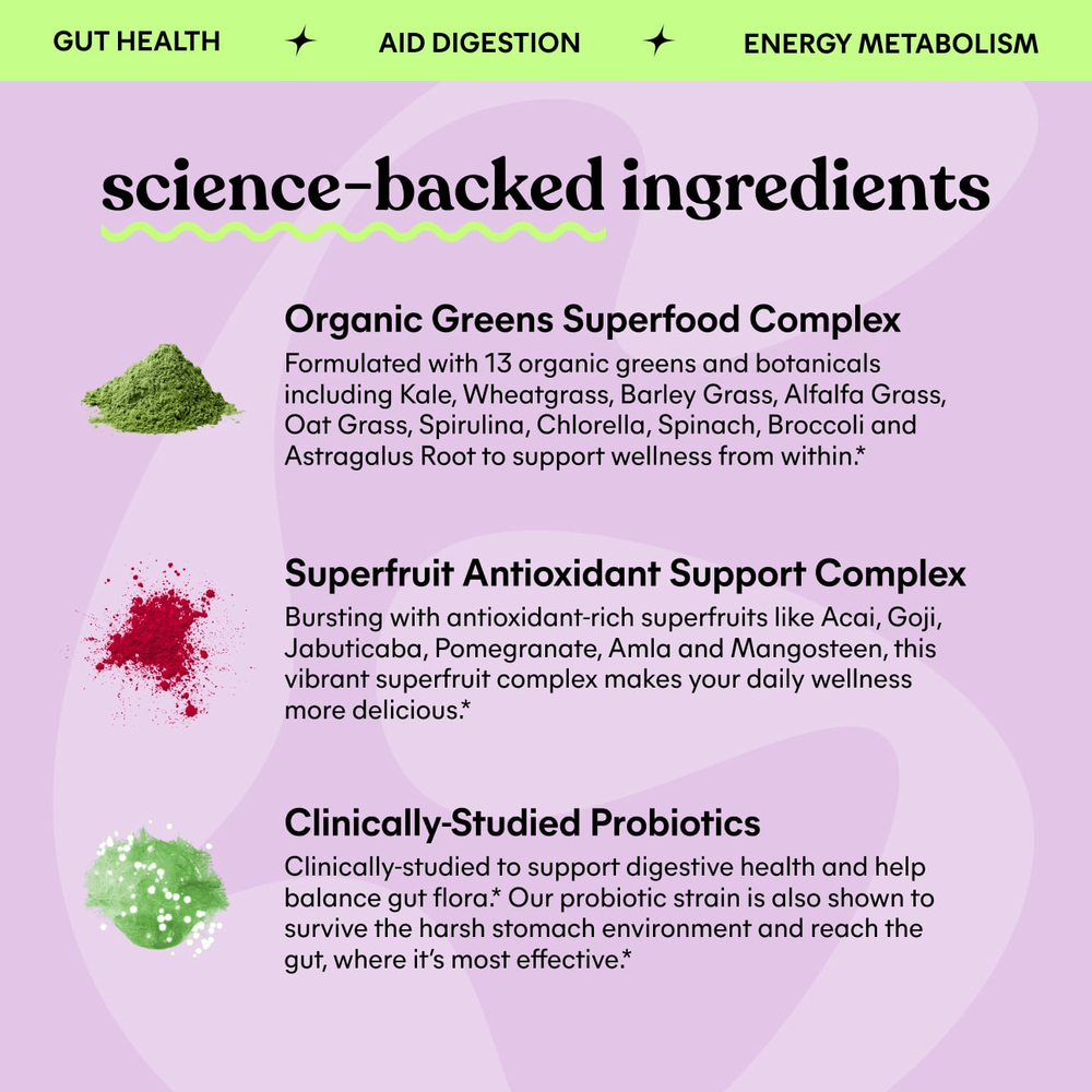 Lemme, Greens, суперфуды для ежедневного приема, со вкусом ягод и зелени, 60 жевательных таблеток