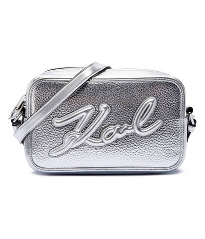 Сумка-мессенджер Karl Lagerfeld - серебряный(245W3094)